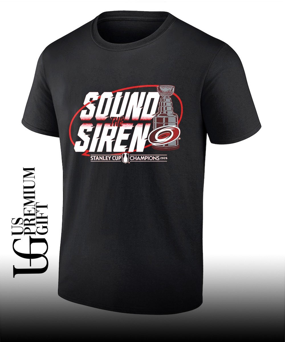 Carolina Hurricanes NHL Sound the Siren Stanley Cup Champions 2026 shirt