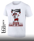 Carolina Hurricanes Stormy mascot 2026 Stanley Cup Champs NHL Hockey sport shirt