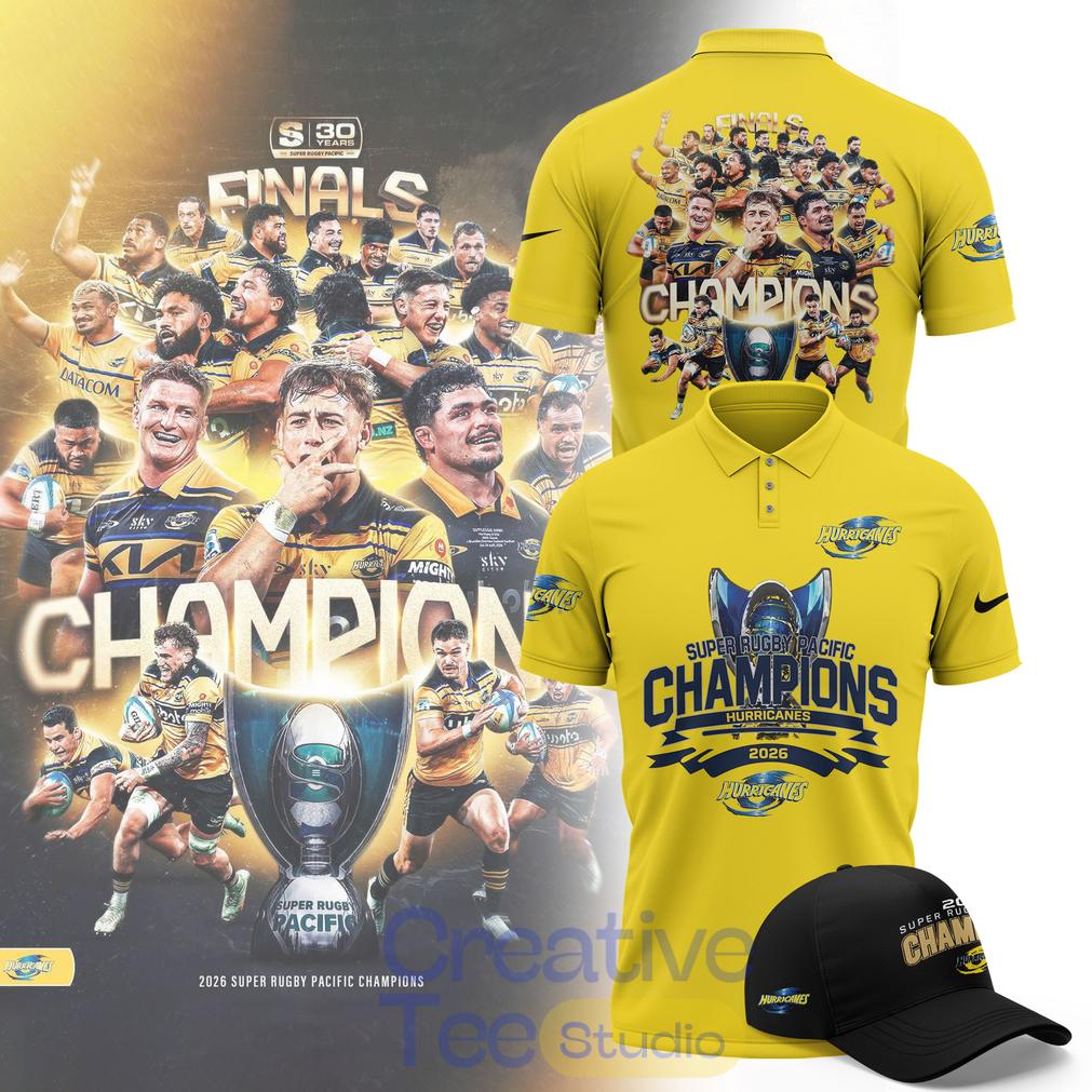 Carolina Hurricanes Super Rugby Pacific 2026 Champions Edition Polo Shirt