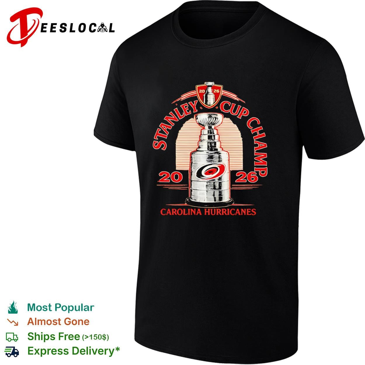Carolina Hurricanes award Stanley Cup champ 2026 shirt