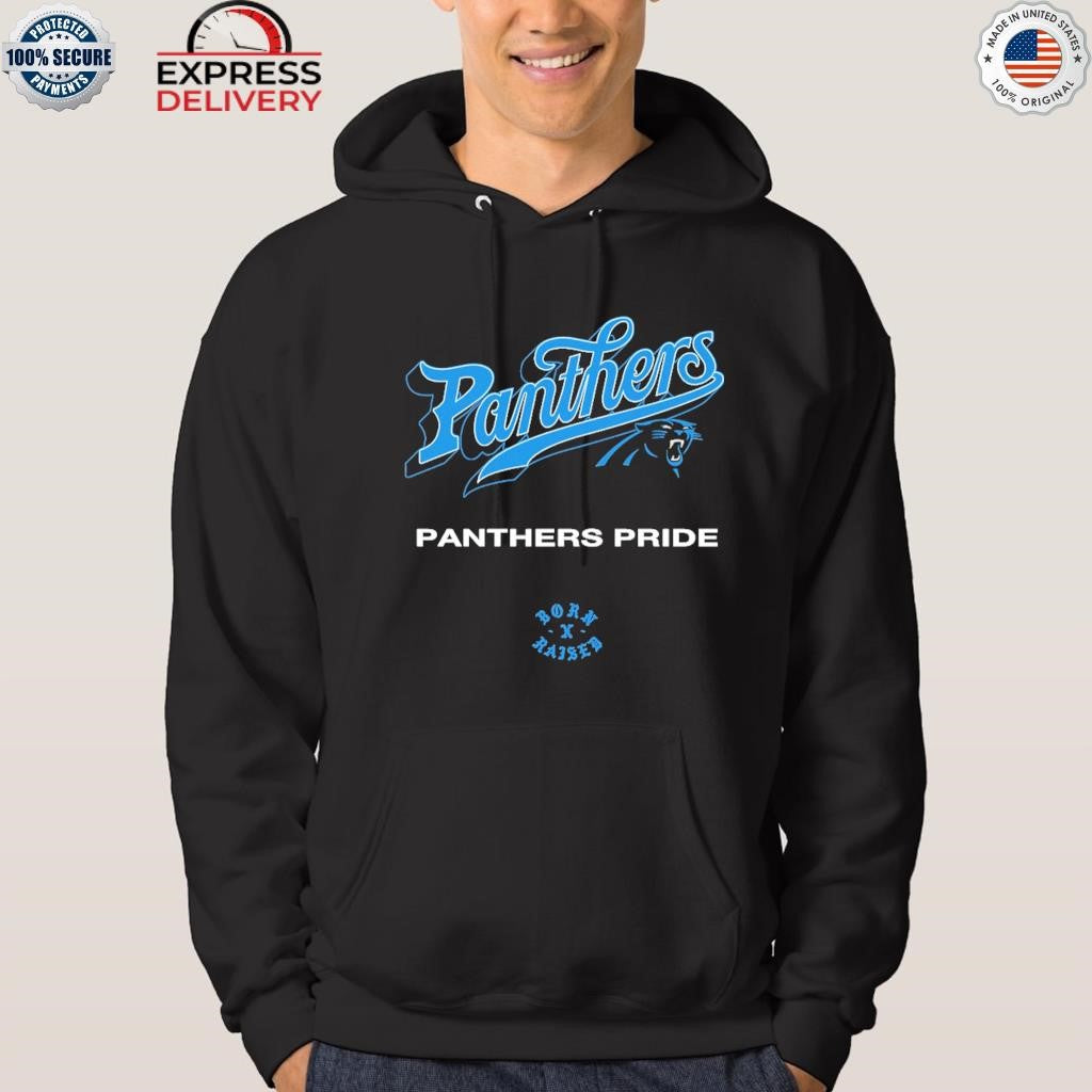 Carolina Panthers Born x Raised Panthers Pride Shirt