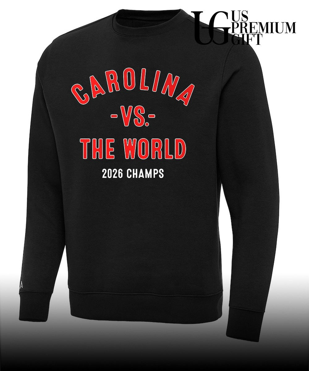 Carolina vs The World 2026 Champs Carolina Hurricanes hockey shirt