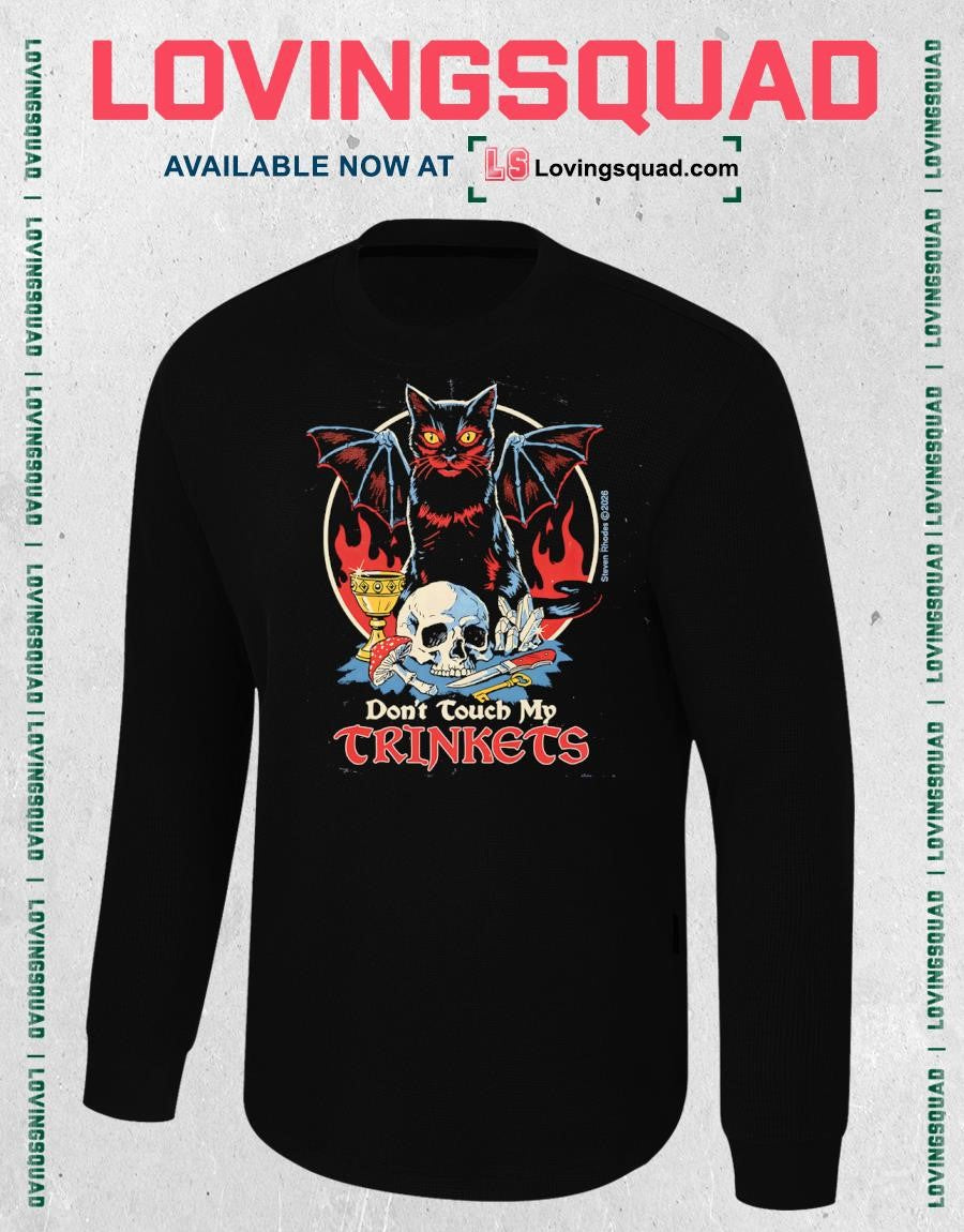 Cat Skull Don’t Touch My Trinkets T-shirt