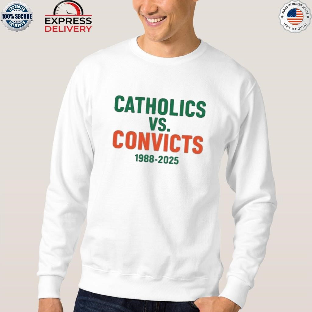 Catholics Vs Convicts 1988 2025 Shirt
