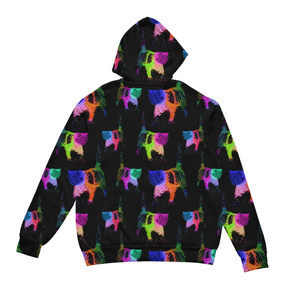 Cats On Tape Zip Up Hoodie