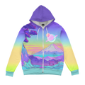 Celestial Fuji Zip Up Hoodie