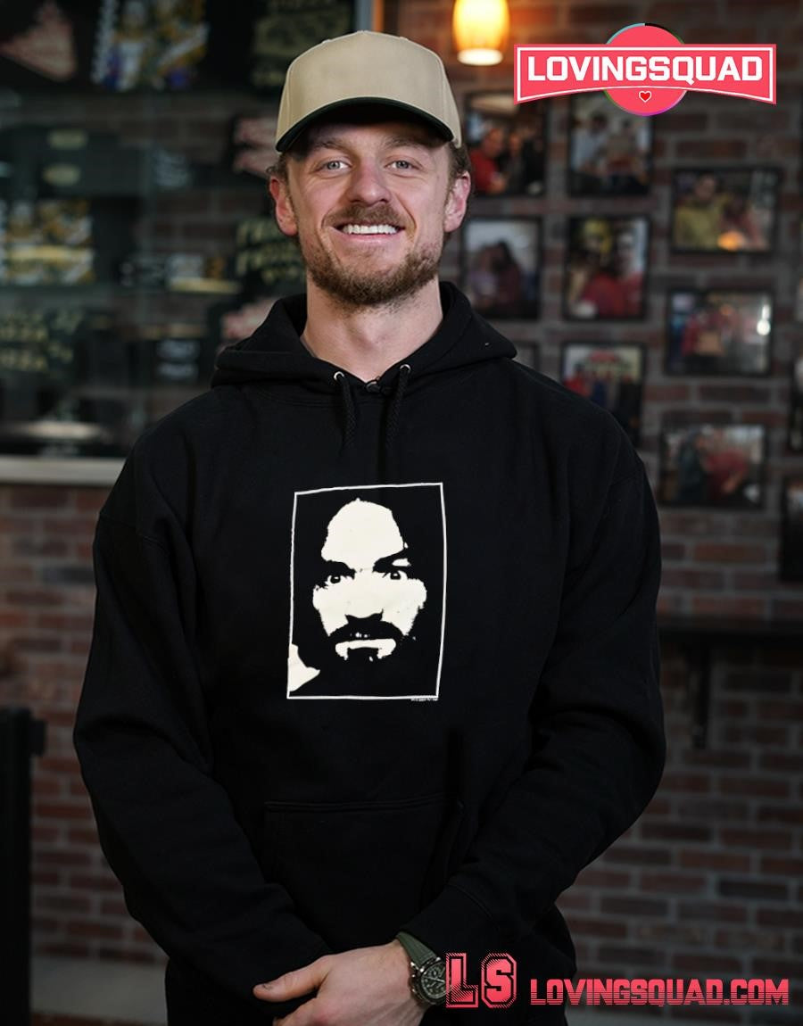 Charles Manson Portrait True Crime Cult Leader T-shirt