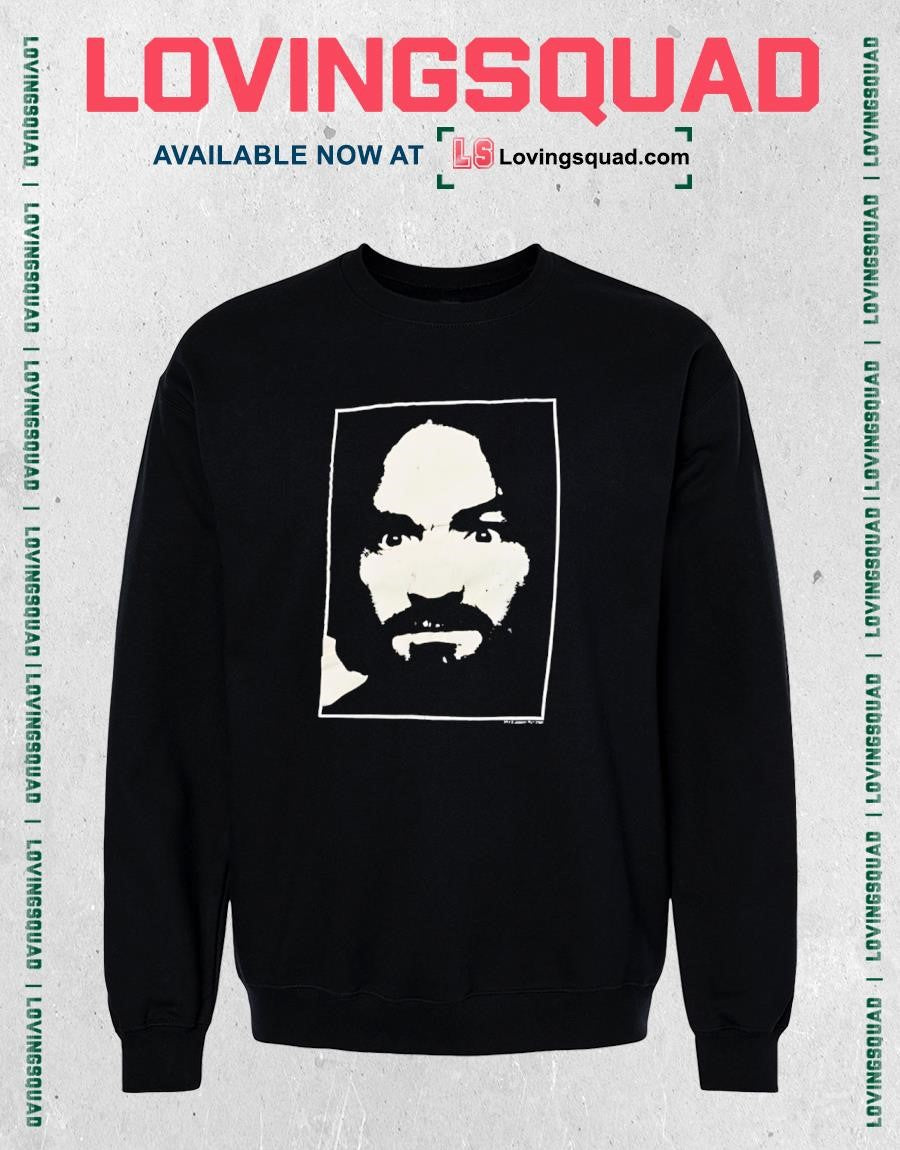 Charles Manson Portrait True Crime Cult Leader T-shirt