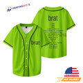 Charli XCX Brat Tour 2024 Baseball Jersey