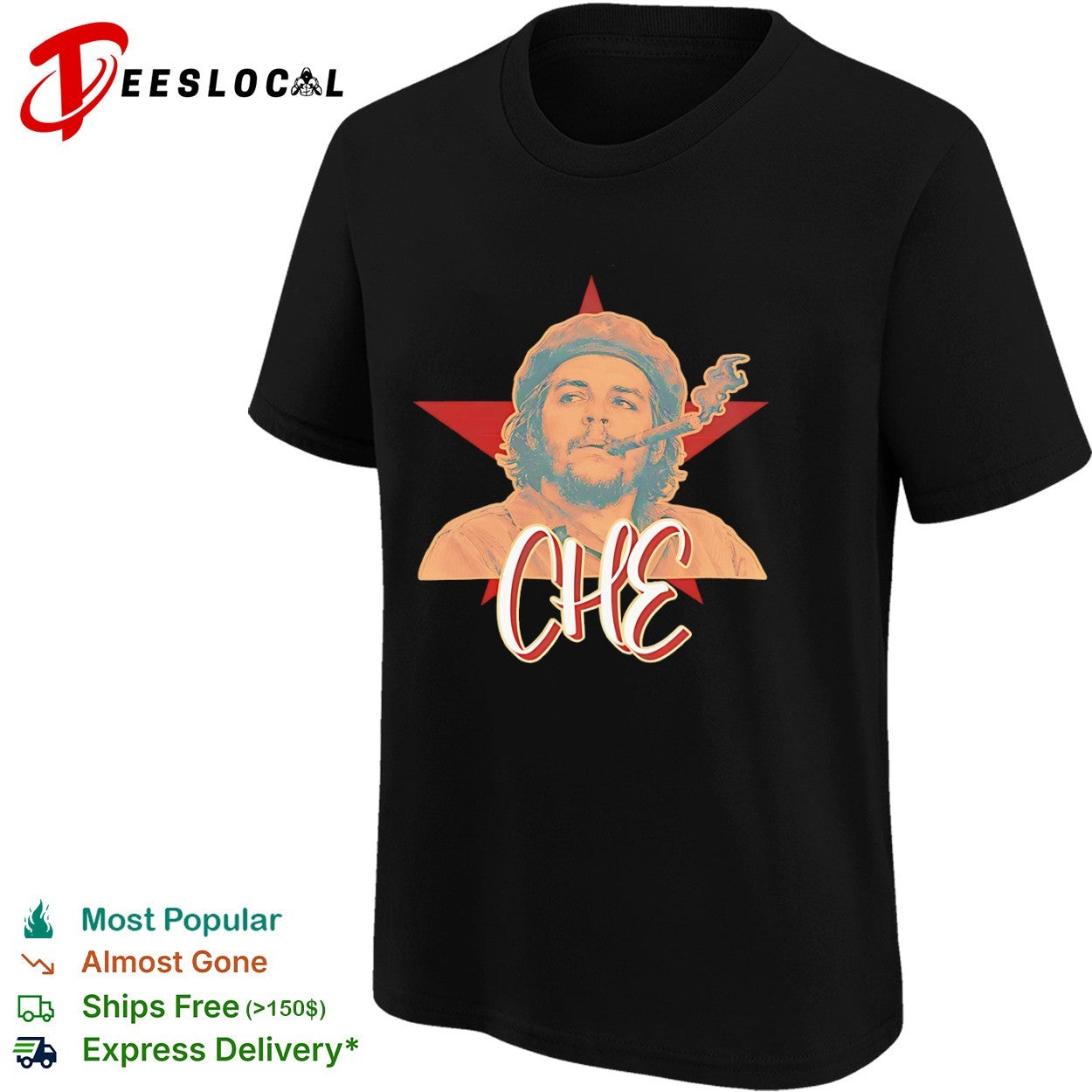 Che Guevara Red Star Icon Portrait shirt