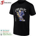 Chelsea FC football club established 1905 kicking player shirt