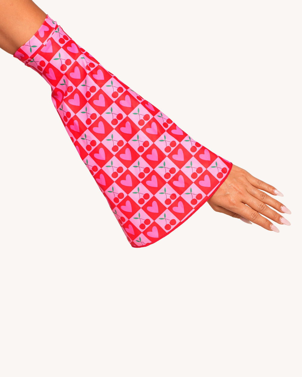 Cherry Much Top With Sleeves