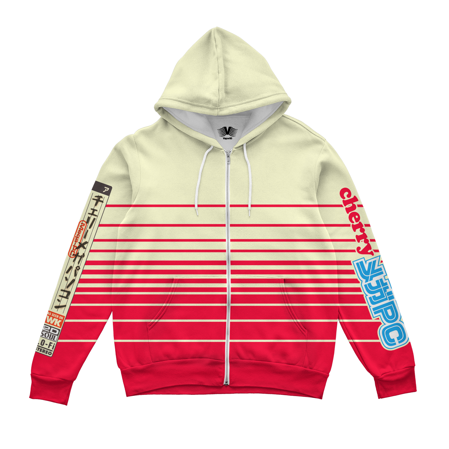 Cherry PC Zip Up Hoodie