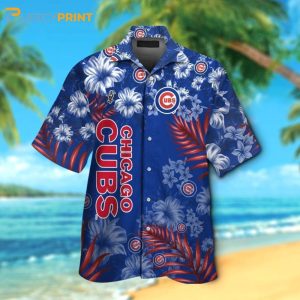 Chicago Cubs Casual Summer Tropical Hawaiian Shirt