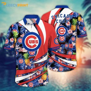 Chicago Cubs MLB Summer Tropical Fruits Pineapple Hawaiian Shirt