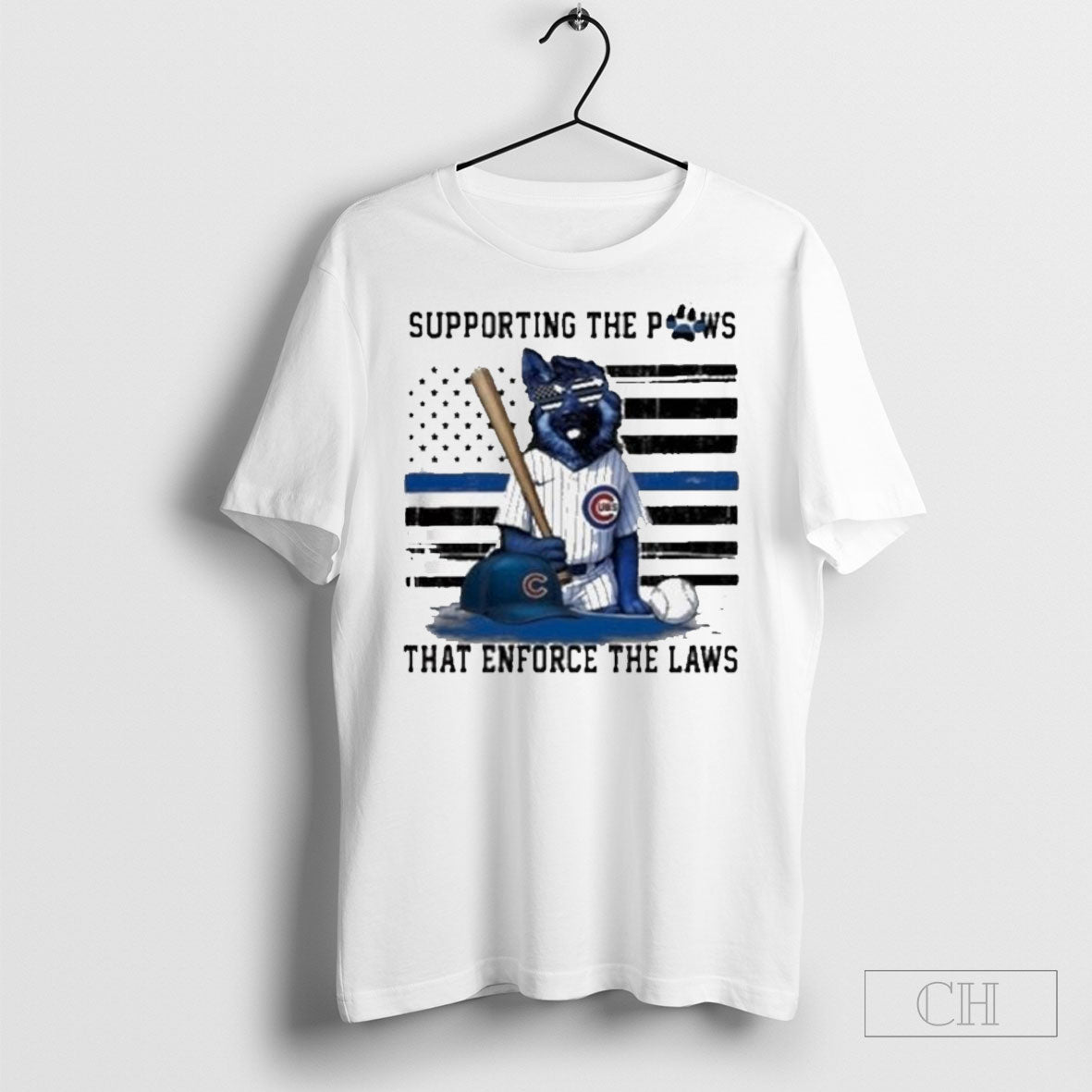 Chicago Cubs Paws That Enforce The Laws Police Dog T-Shirts, Hoodie, Sweatshirt | InkRitualCo.com