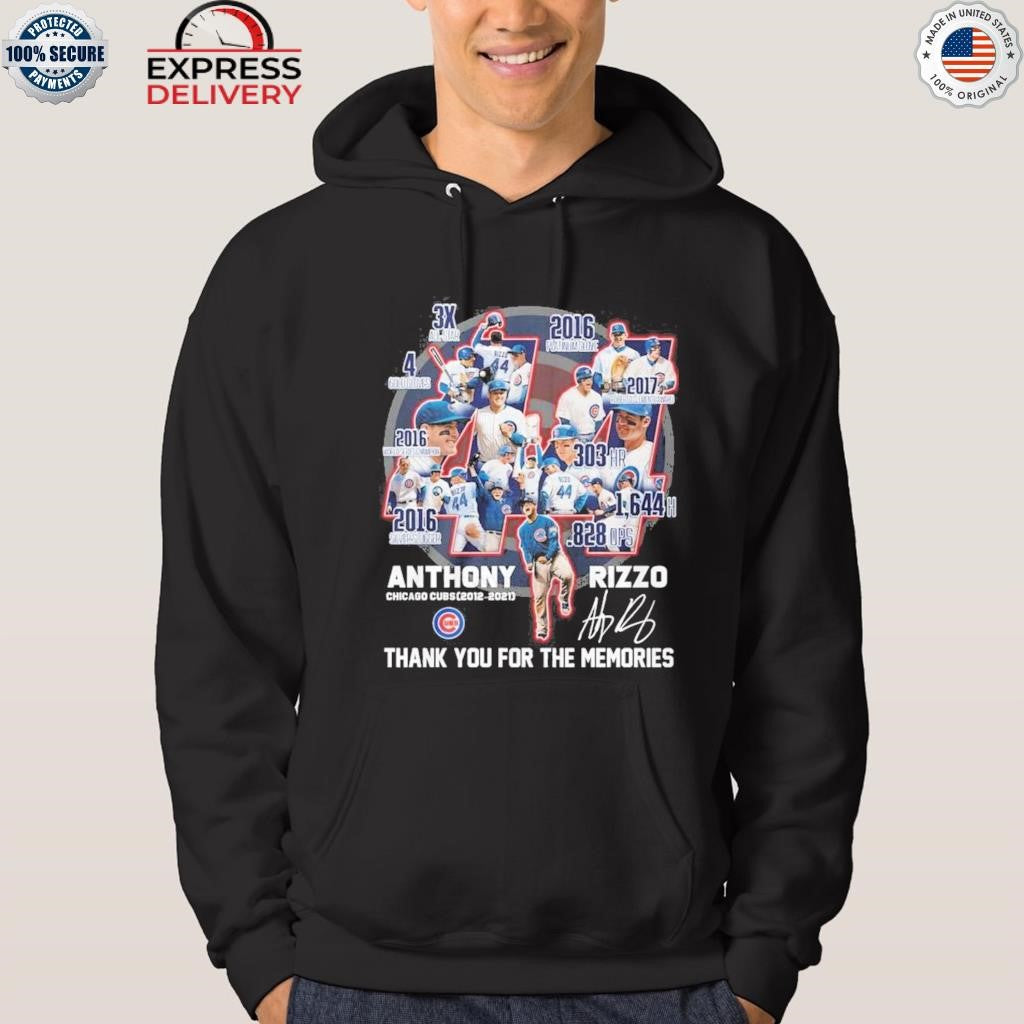 Chicago Cubs Rizzo Thanks For Memories Shirt