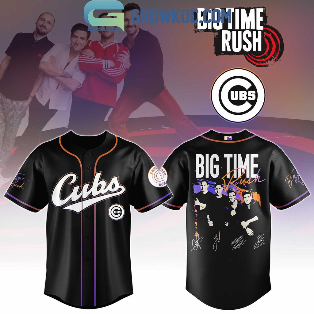 Chicago Cubs x Big Time Rush Tour 2025 Baseball Jersey