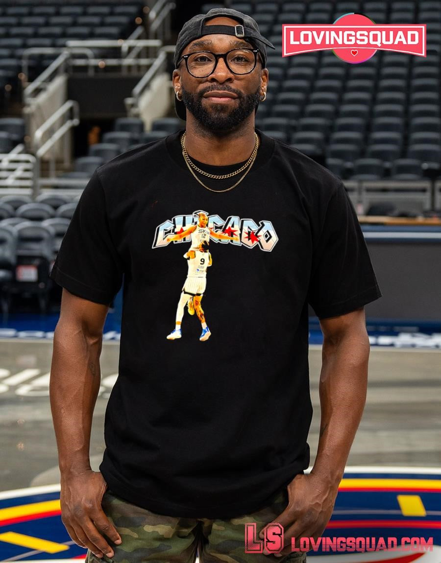 Chicago Sky Cloud 9 and Sky 12 Players T-shirt
