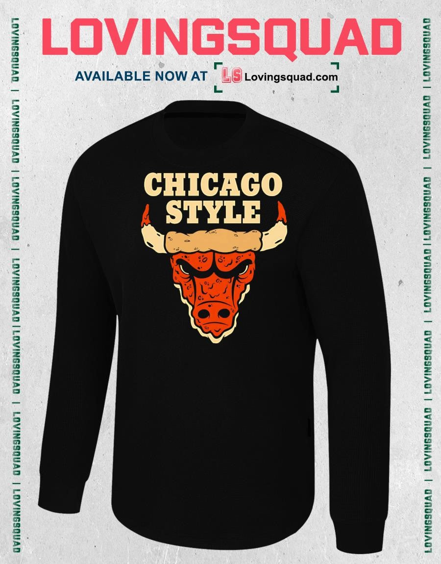 Chicago Style Bull Head Basketball Sports T-shirt