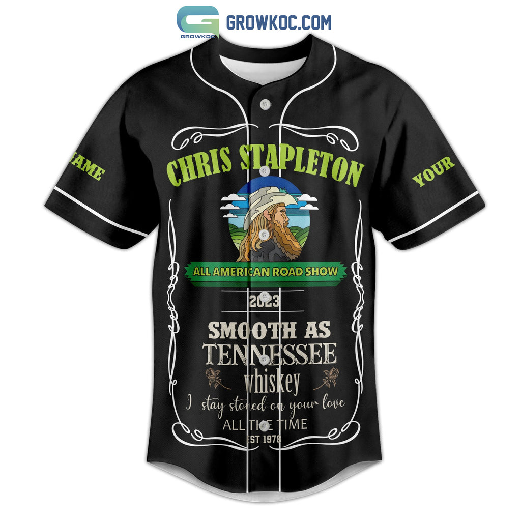 Chris Stapleton All American Road Show 2023 Personalized Baseball Jersey