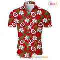 Cincinnati Reds Flower Tropical Hawaiian Shirt Summer - Cincinnati Reds Hawaiian Shirt