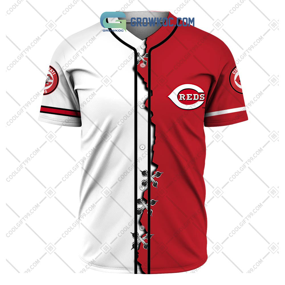 Cincinnati Reds MLB Personalized Mix Baseball Jersey