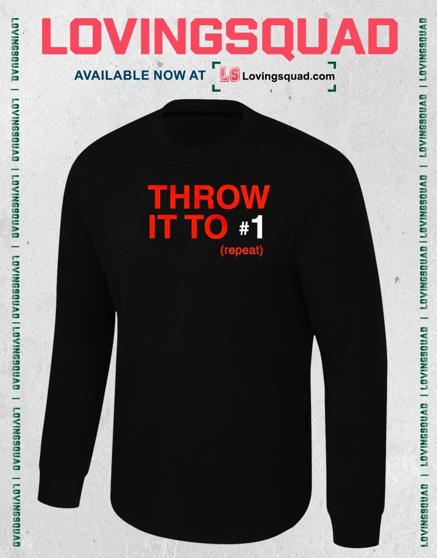 Cincinnati Throw it to 1 Repeat T-shirt