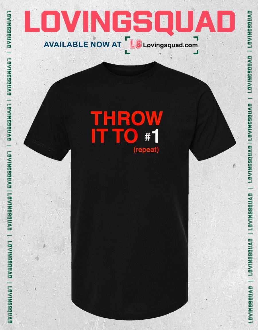 Cincinnati Throw it to 1 Repeat T-shirt