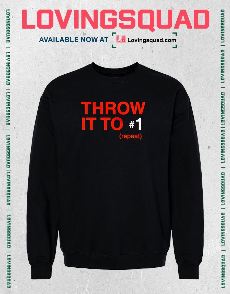 Cincinnati Throw it to 1 Repeat T-shirt