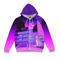 City Nights Zip Up Hoodie