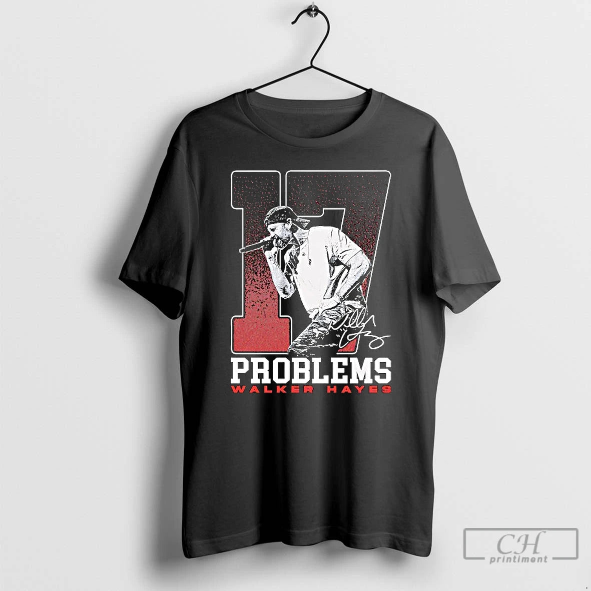 Classic 17 Problems Photo Walker Hayes Signature T-Shirts, Hoodie, Sweatshirt | InkRitualCo.com