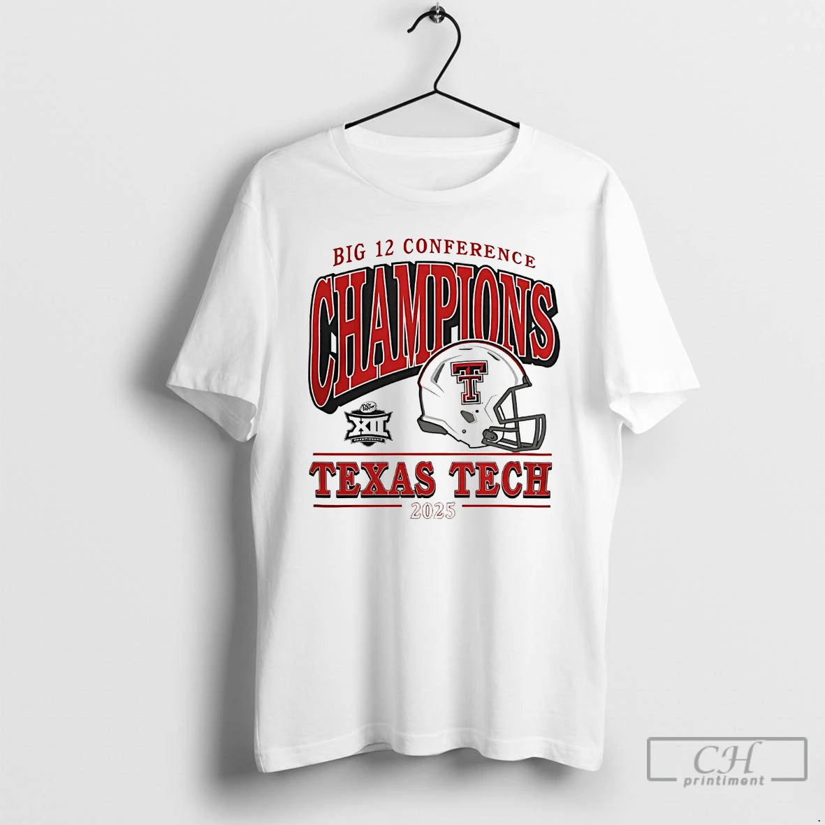 Classic 2025 Big 12 Conference Champions Texas Tech Red Raiders Helmet T-Shirts, Hoodie, Sweatshirt | InkRitualCo.com