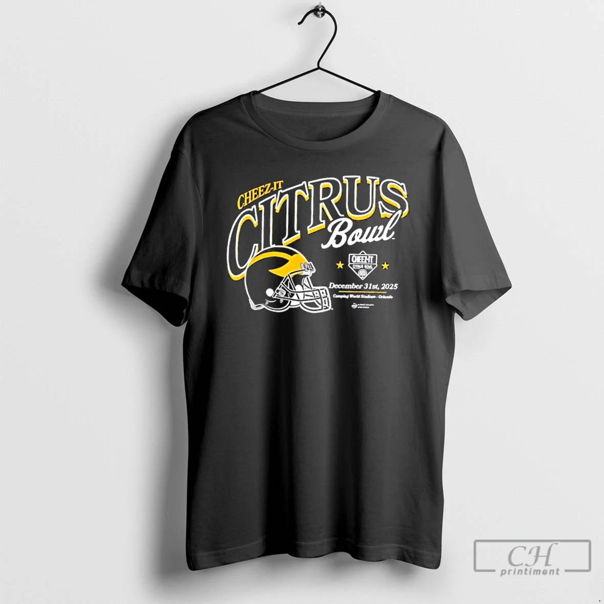 Classic 2025 Cheez It Citrus Bowl Michigan Football Helmet T-Shirts, Hoodie, Sweatshirt | InkRitualCo.com