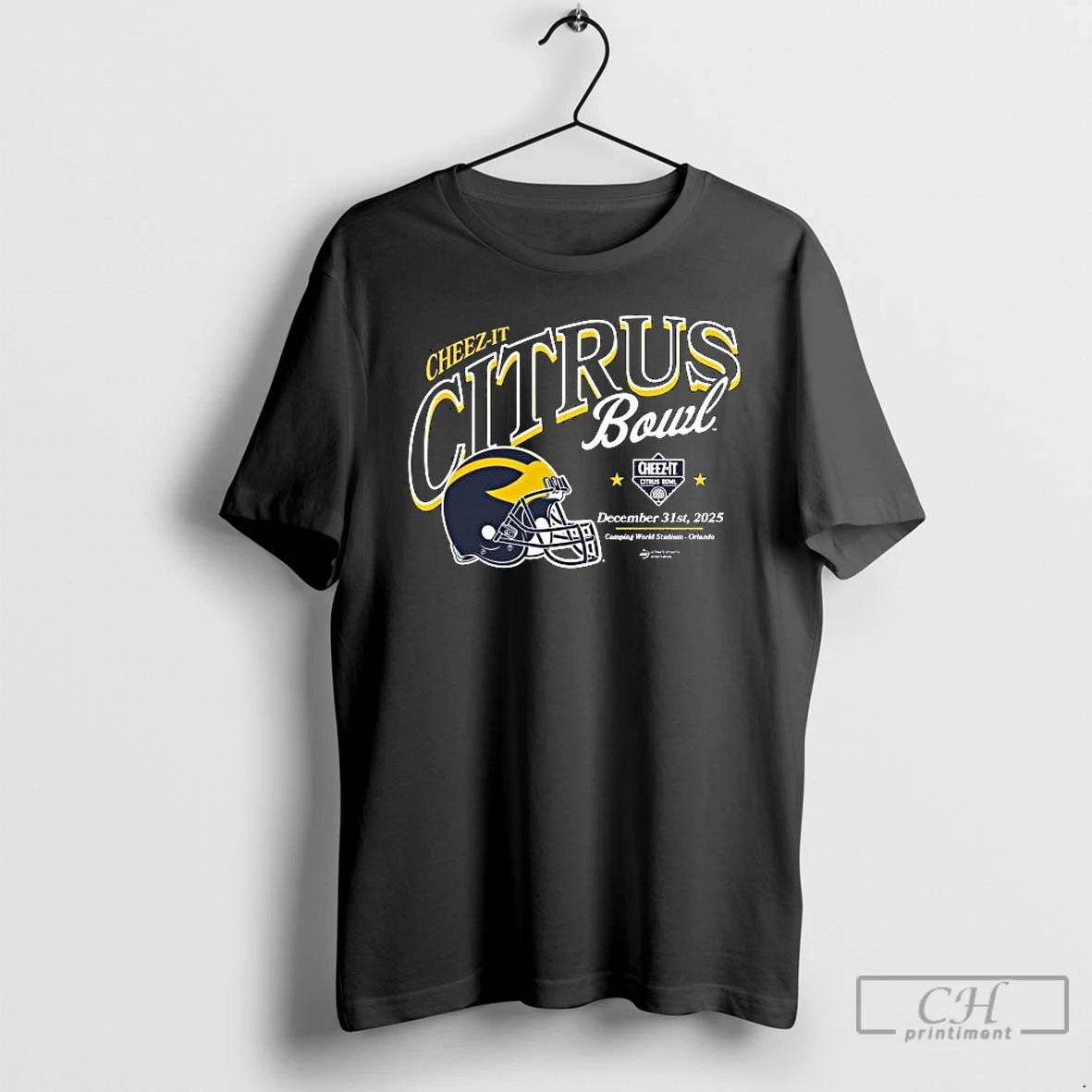Classic 2025 Cheez It Citrus Bowl Michigan December 31st 2025 Helmet T-Shirts, Hoodie, Sweatshirt | InkRitualCo.com
