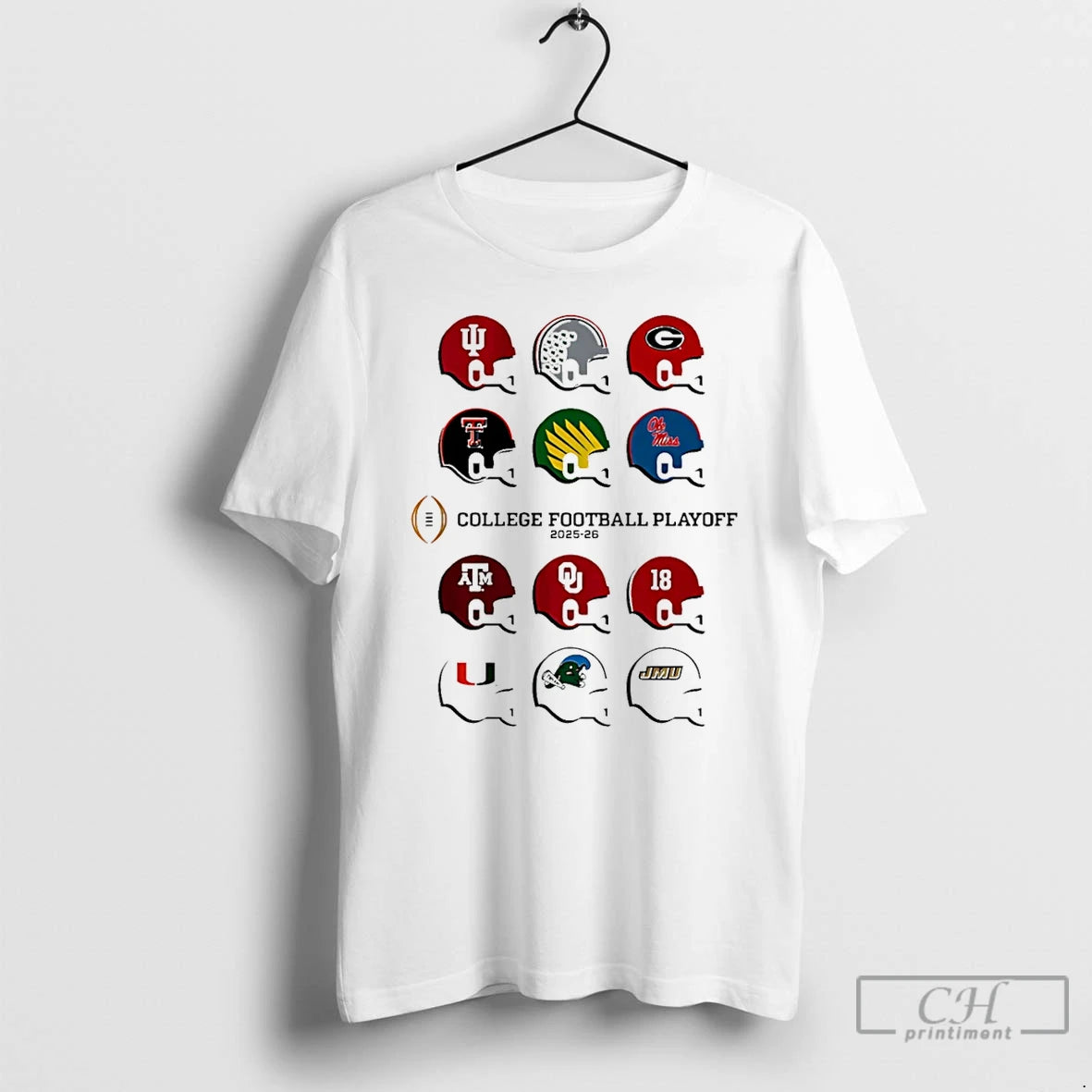 Classic 2025 College Football Playoff Field Toy Team Helmets T-Shirts, Hoodie, Sweatshirt | InkRitualCo.com