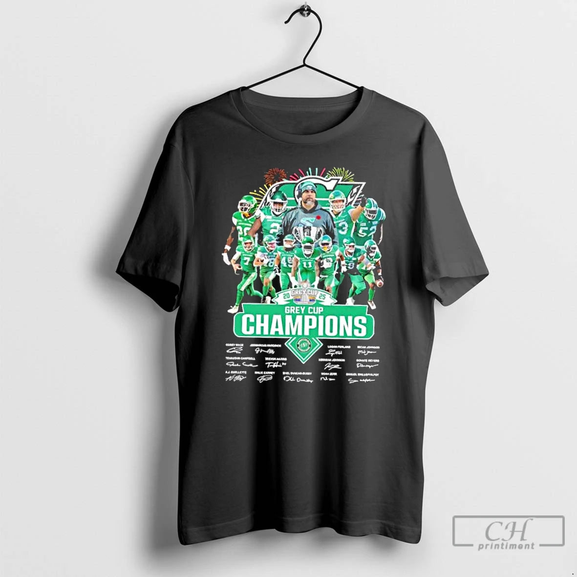 Classic 2025 Grey Cup Champions Corey Mace And Players Saskatchewan Roughriders T-Shirts, Hoodie, Sweatshirt
