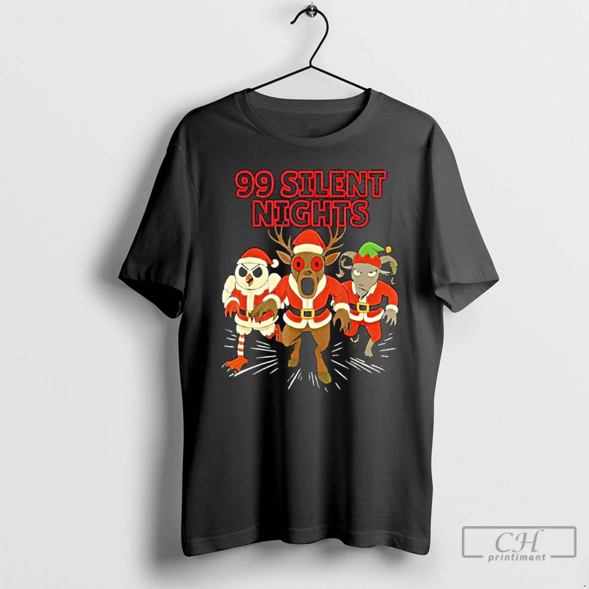 Classic 99 Silent Nights In The Forest Christmas Holiday For Gamers T-Shirts, Hoodie, Sweatshirt | InkRitualCo.com