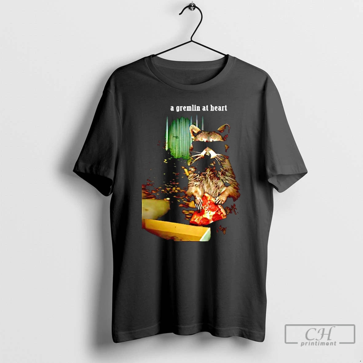 Classic A Gremlin At Heart Raccoon Graphic T-Shirts, Hoodie, Sweatshirt | InkRitualCo.com