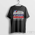 Classic Al East Division Champions 2025 Toronto Blue Jays Player Names Skyline T Shirts Hoodie, Sweatshirt | InkRitualCo.com