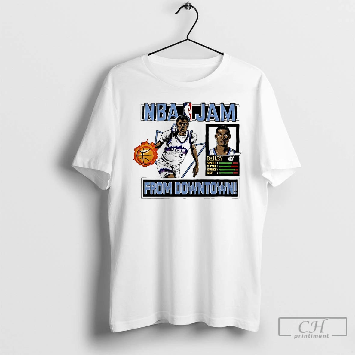 Classic Ace Bailey Utah Jazz Nba Jam From Downtown T-Shirts, Hoodie, Sweatshirt | InkRitualCo.com