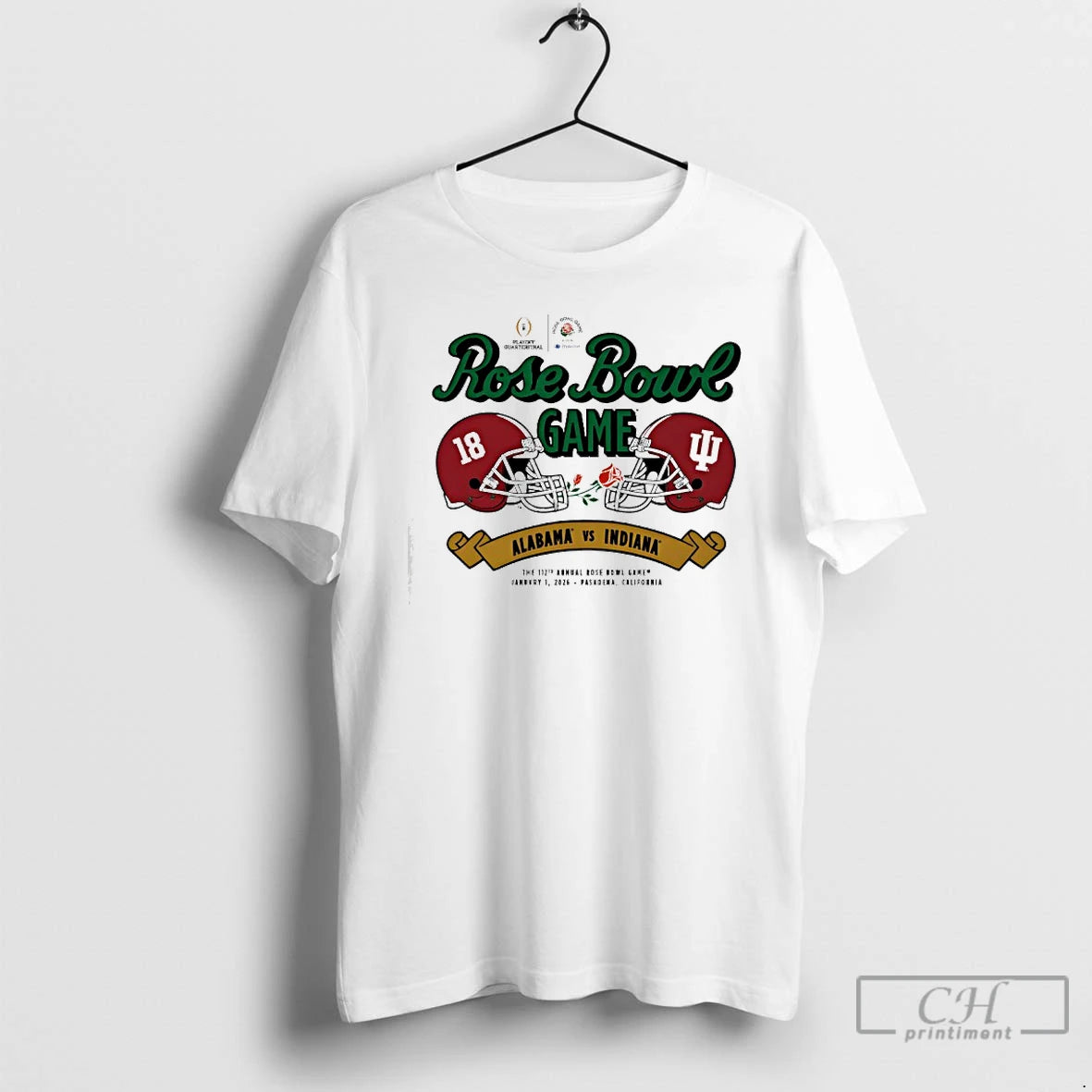 Classic Alabama And Indiana Playoff Rose Bowl Game 2026 T-Shirts, Hoodie, Sweatshirt | InkRitualCo.com