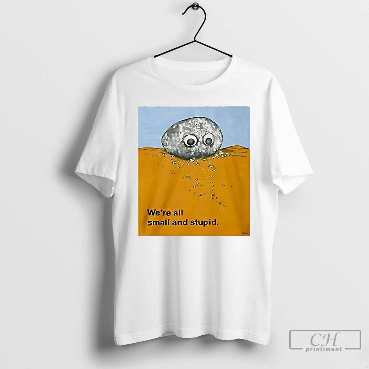 Classic Alex Rochon Wearing Were All Small And Stupid T-Shirts, Hoodie, Sweatshirt | InkRitualCo.com