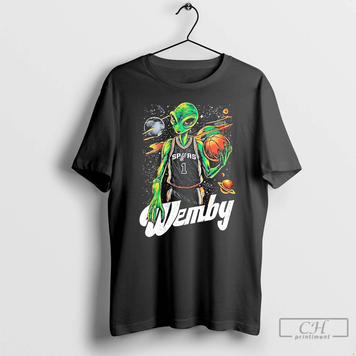 Classic Alien Wemby San Antonio Spurs Victor Wembanyama Graphic T-Shirts, Hoodie, Sweatshirt | InkRitualCo.com