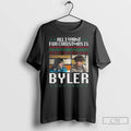 Classic All I Want For Christmas Is Byler Merry Christmas T-Shirts, Hoodie, Sweatshirt | InkRitualCo.com