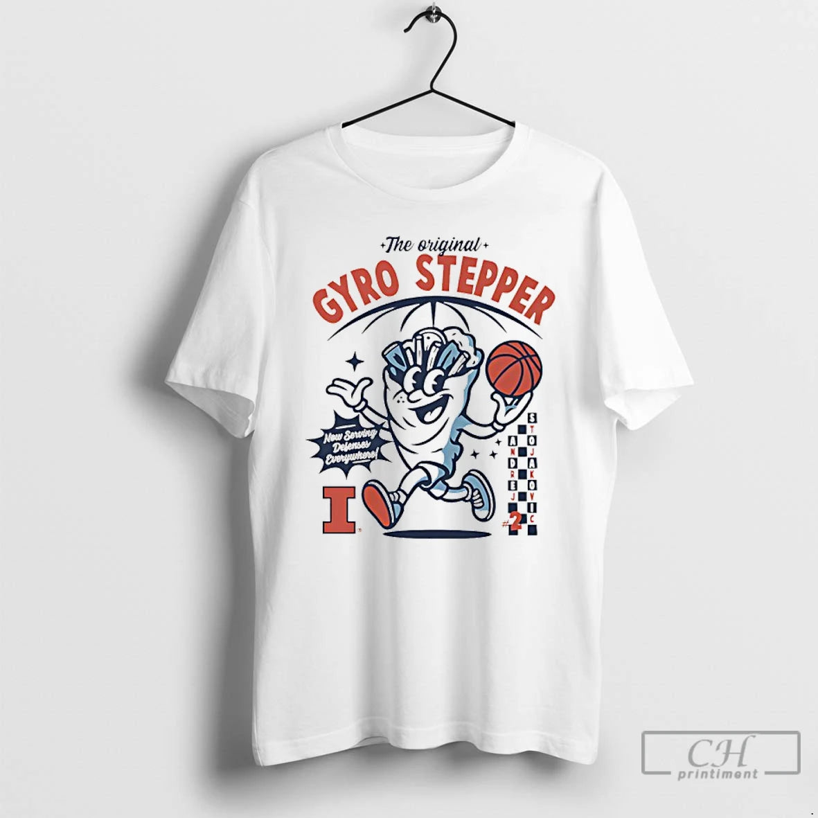 Classic Andrej Stojakovic Illinois Fighting Illini The Gyro Stepper T-Shirts, Hoodie, Sweatshirt | InkRitualCo.com