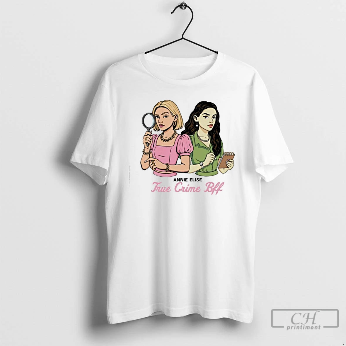 Classic Annie Elise True Crime Bff Graphic T Shirts Hoodie, Sweatshirt | InkRitualCo.com