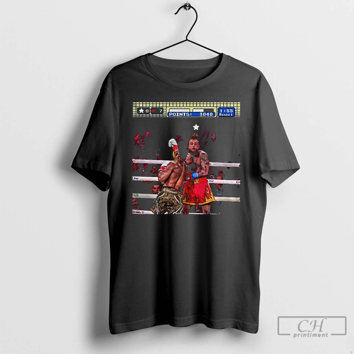Classic Anthony Joshua Punch Out Level 1 Glass Jaw Jake Paul T-Shirts, Hoodie, Sweatshirt | InkRitualCo.com