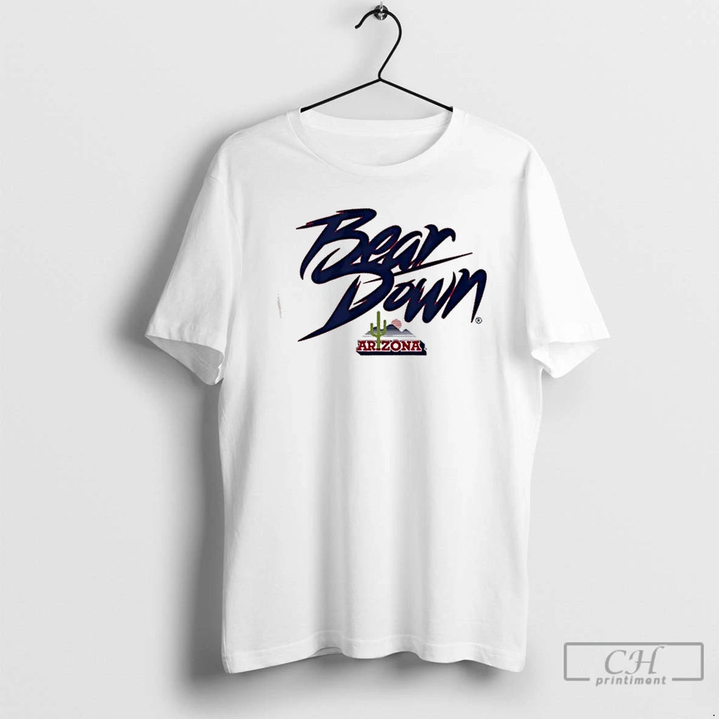 Classic Arizona Wildcats Bear Down Vintage Cactus Logo T Shirts Hoodie, Sweatshirt | InkRitualCo.com
