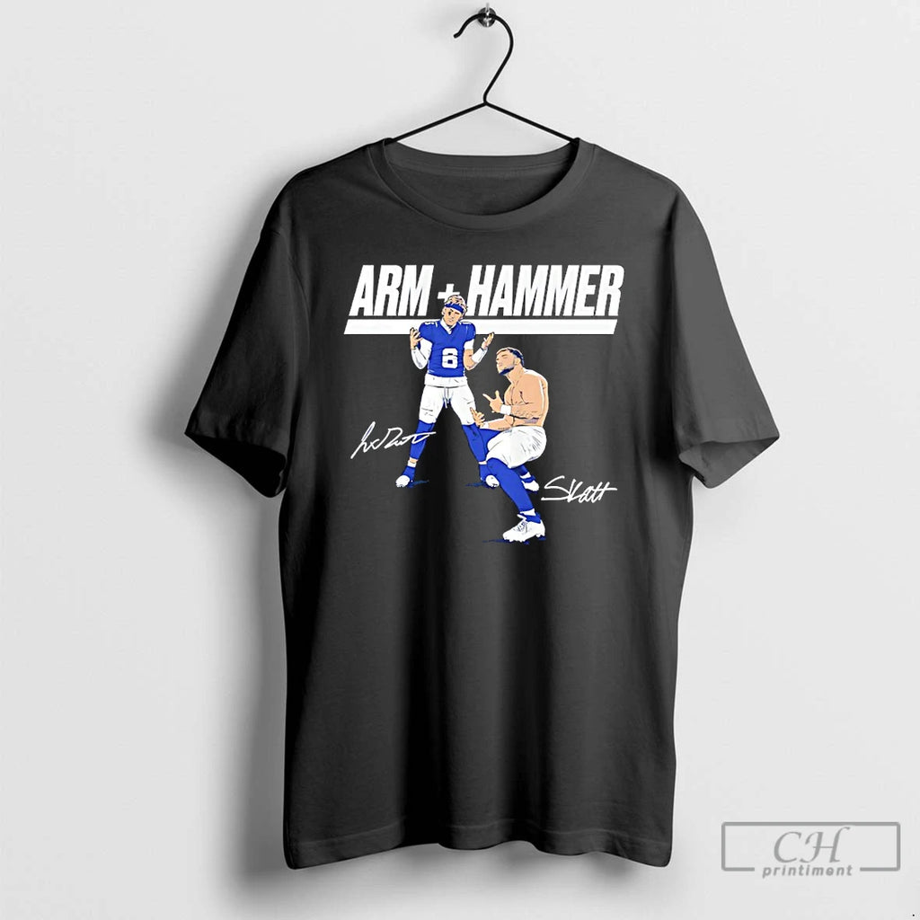 Classic Arm Hammer Jaxson Dart And Cam Skattebo Signatures T Shirts Hoodie, Sweatshirt | InkRitualCo.com